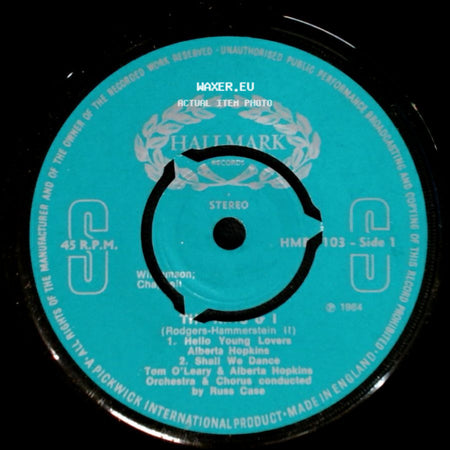 Alberta Hopkins / Eddie Ruhl & Barbara Altman - The Sound I / I Have Dreamed / Getting To Know You side A