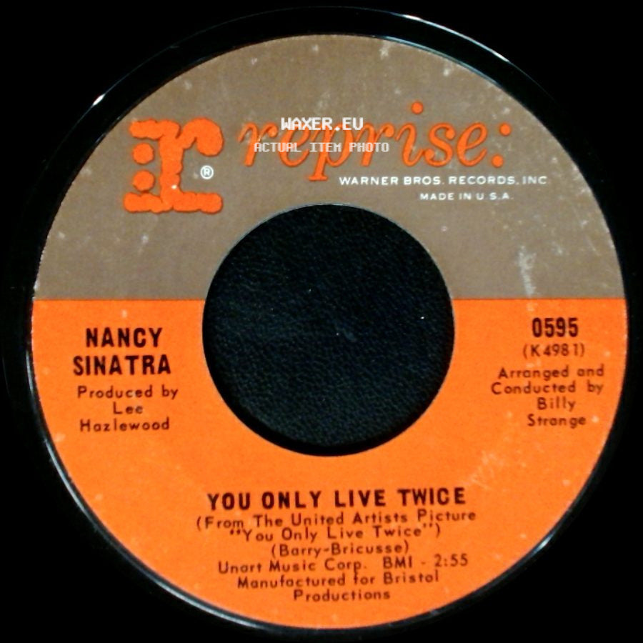 Nancy Sinatra & Lee Hazlewood / Nancy Sinatra - Jackson / You Only Live Twice side B