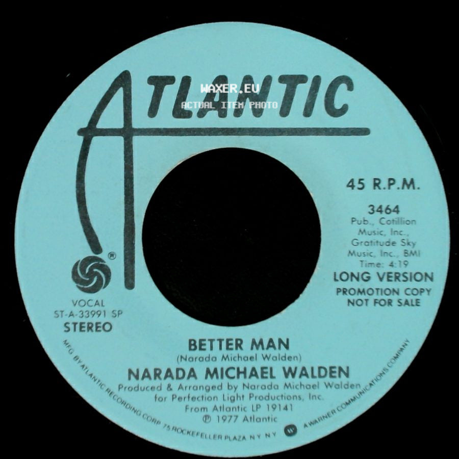 Narada Michael Walden - Better Man / Better Man side B
