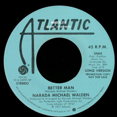 Narada Michael Walden - Better Man / Better Man side B