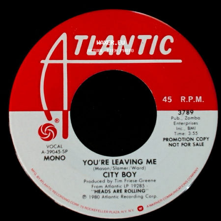 City Boy - You're Leaving Me / You're Leaving Me side B