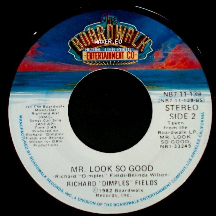 Richard "Dimples" Fields - If It Ain't One Thing ... It's Another / Mr. Look So Good side B