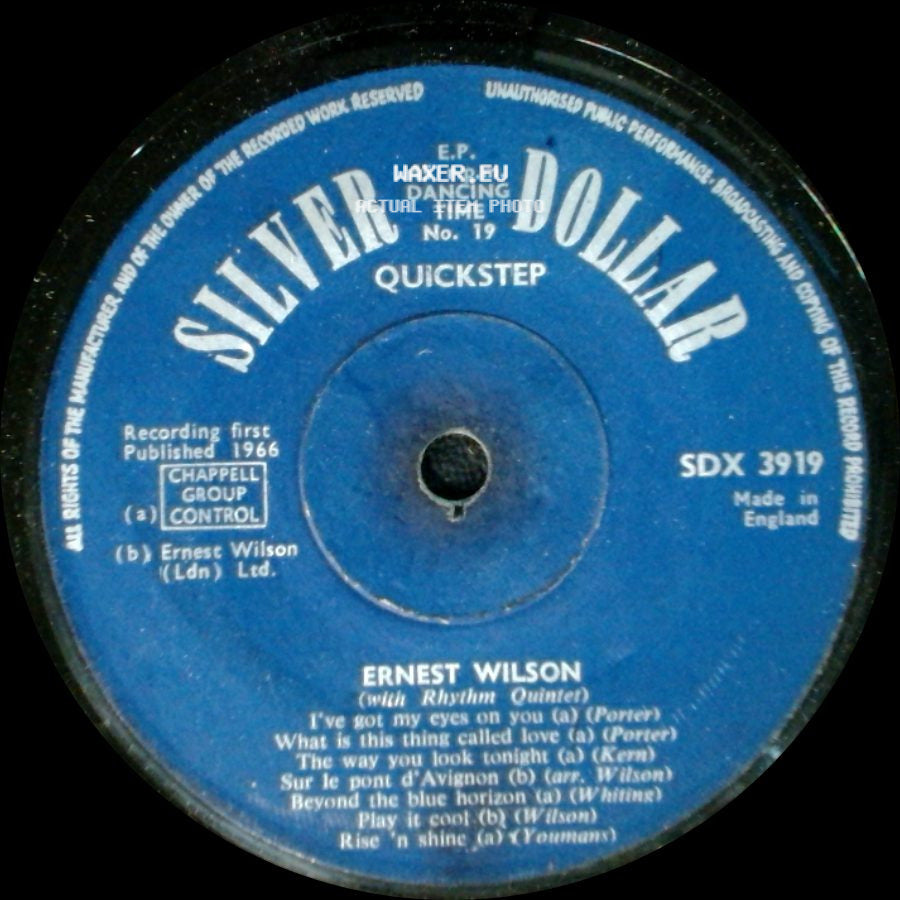 Ernest Wilson - I'm Gonna Sit Right Down And Write Myself A Letter / Unknown Title B side B