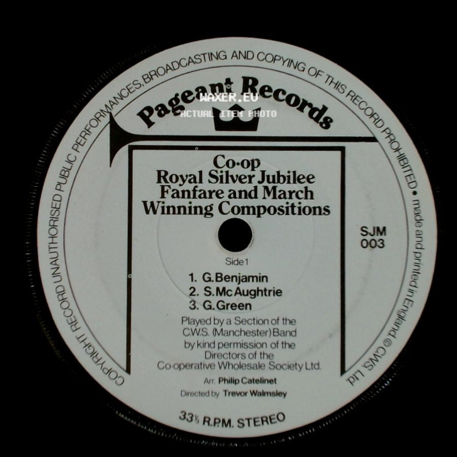 Co-Op - Royal Silver Jubilee Fanfare And March Winning Compositions / Royal Silver Jubilee Fanfare And March Winning Compositions side A