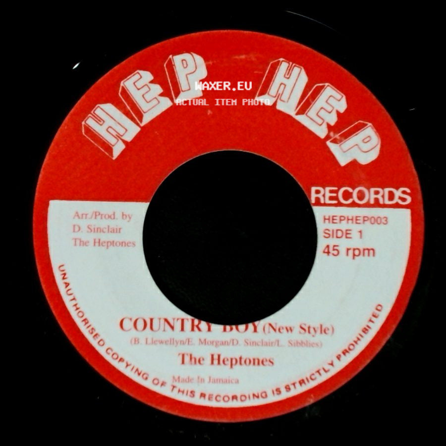 The Heptones / The Heptones & Sly & Robbie All Stars - Country Boy (New Style) / Country Boy Town Girl Version side A