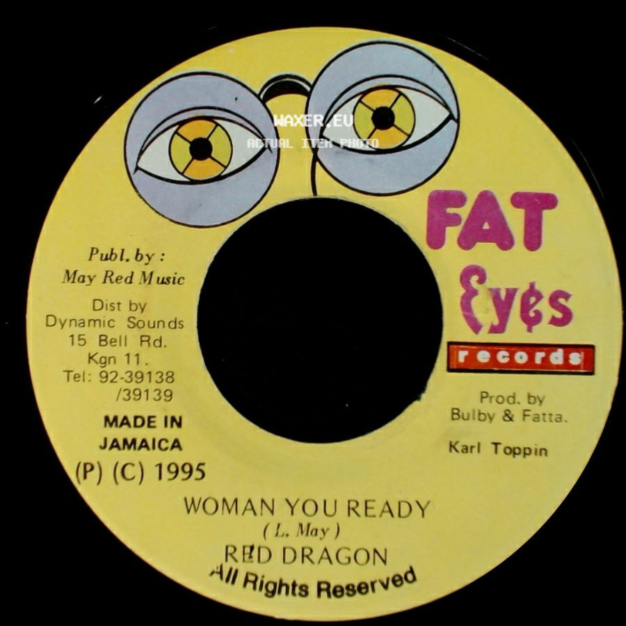 Red Dragon / Steelie & Clevie - Woman You Ready / Version Steel Plate side A