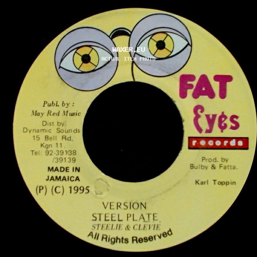 Red Dragon / Steelie & Clevie - Woman You Ready / Version Steel Plate side B