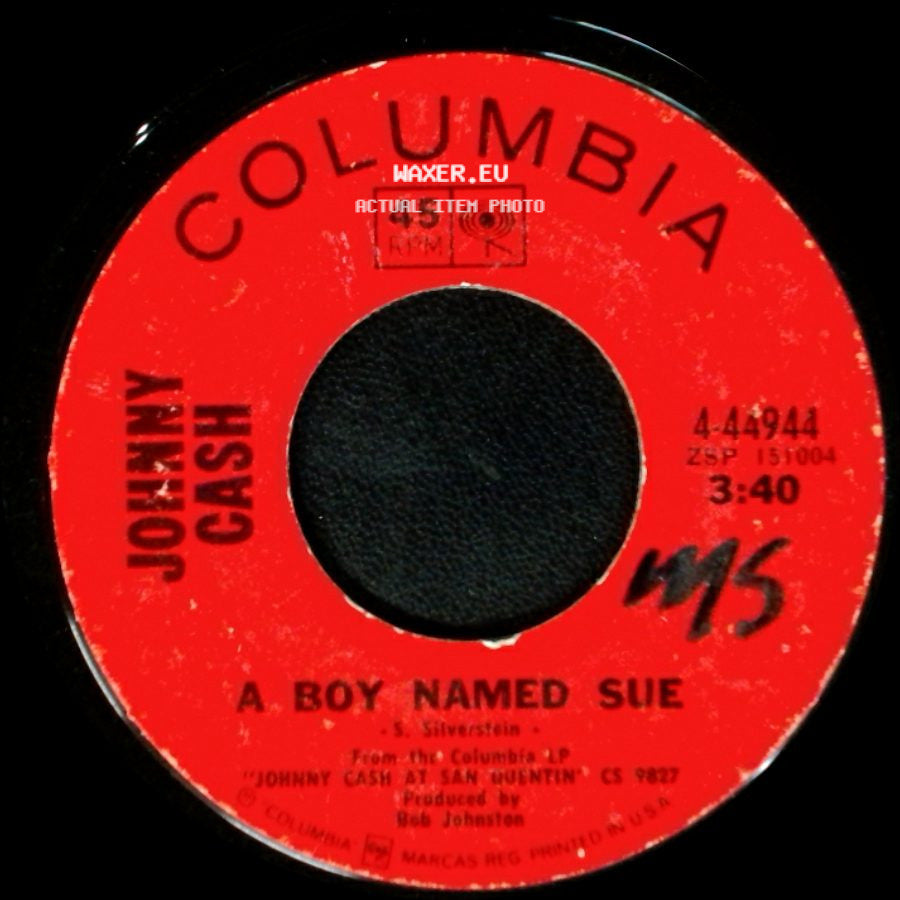 Johnny Cash - San Quentin / A Boy Named Sue side B