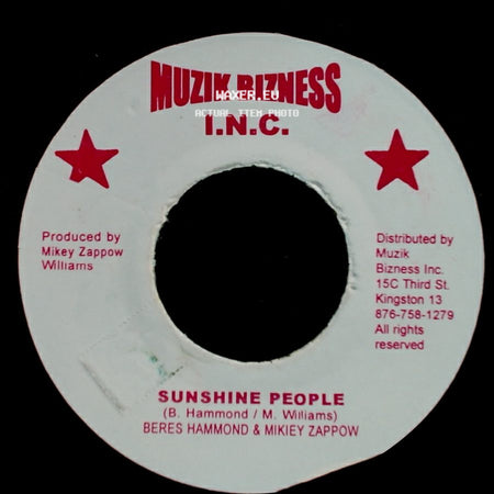 Mikey Zappow / Beres Hammond & Mikiey Zapp0w - Cuyah / Sunshine People side B