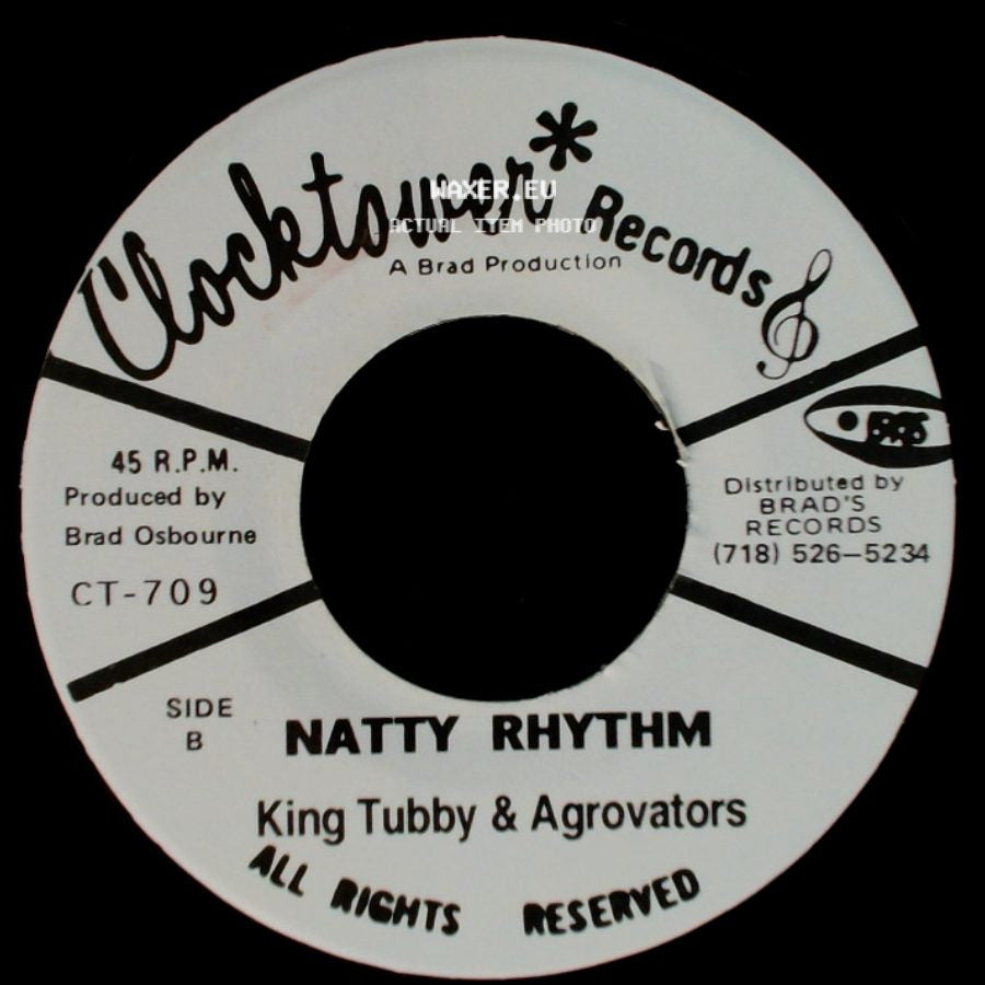 Owen Grey / King Tubby & Agrovators - Bongo Natty / Natty Rhythm side B
