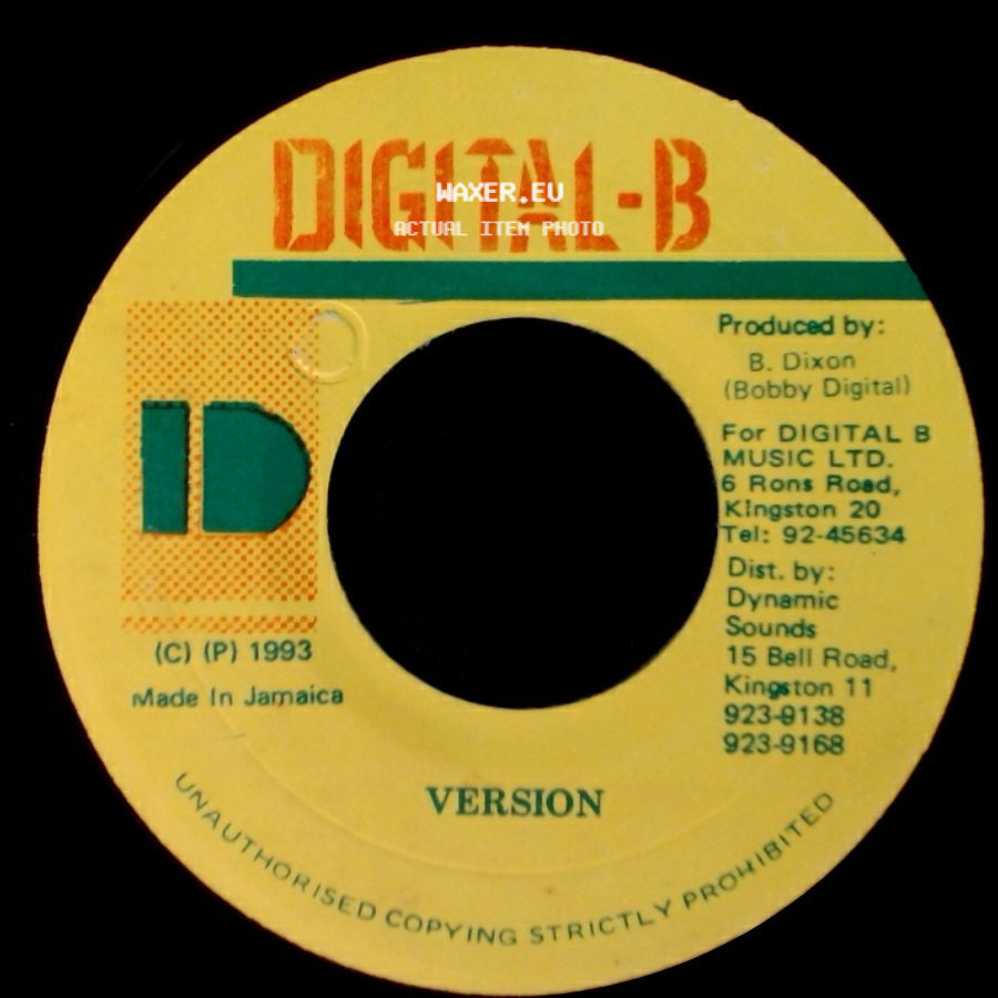 Admiral Tibbet - Crush / Version side B