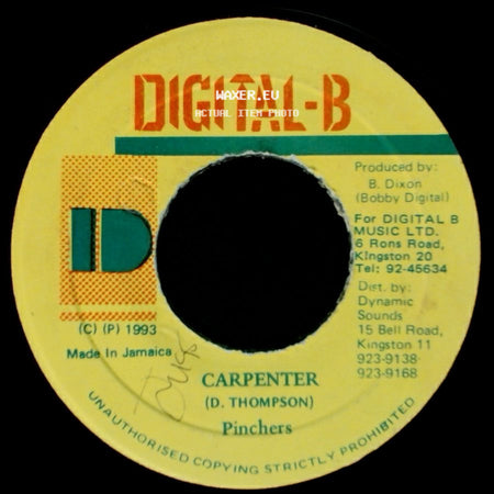 Pinchers / Sly & Danny Dennis - Carpenter / Version side A