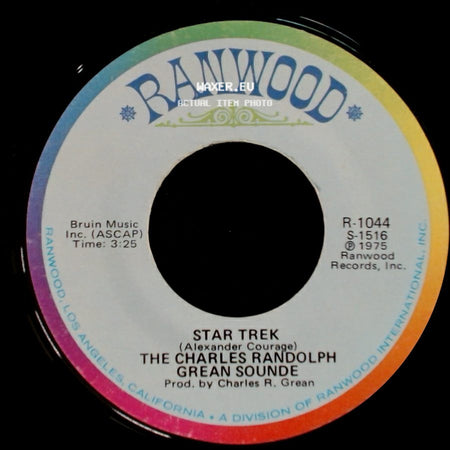 The Charles Randolph Grean Sounde - Love Theme From "Hustle" / Star Trek side B