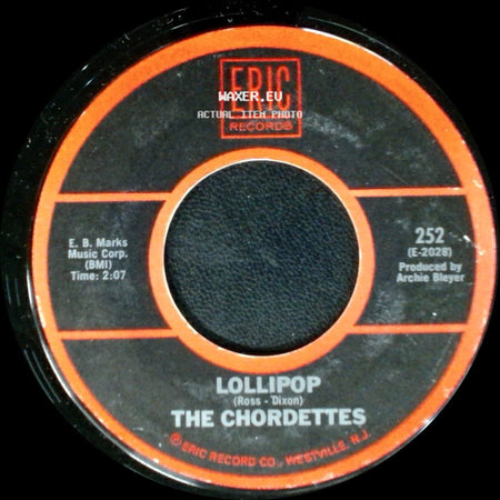 The Chordettes - Mr. Sandman / Lollipop side B