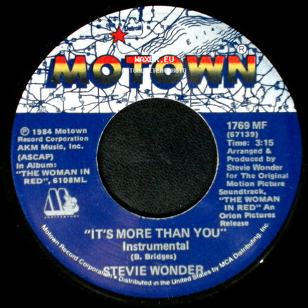 Stevie Wonder - It's More Than You / Love Light In Flight side A