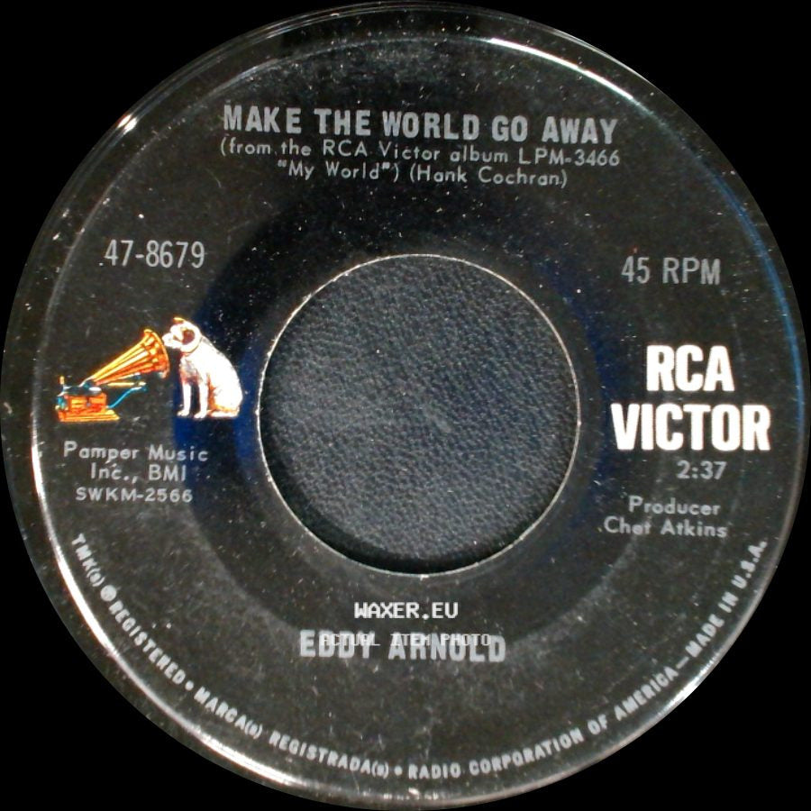 Eddy Arnold - The Easy Way / Make The World Go Away side B