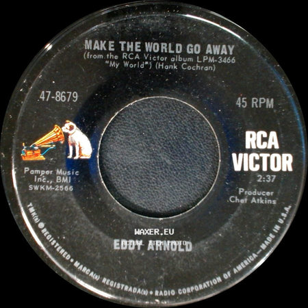 Eddy Arnold - The Easy Way / Make The World Go Away side B