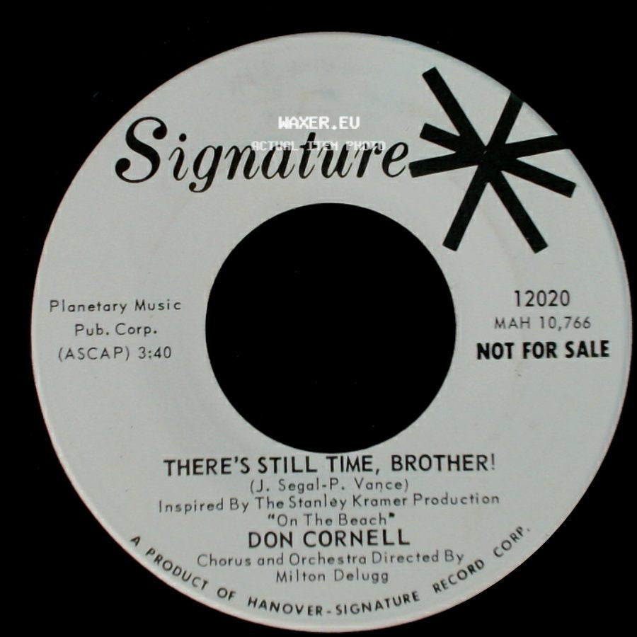 Don Cornell - There's Still Time, Brother! / Forever side A