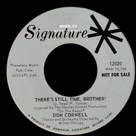 Don Cornell - There's Still Time, Brother! / Forever side A