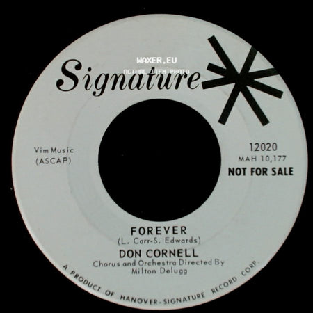 Don Cornell - There's Still Time, Brother! / Forever side B