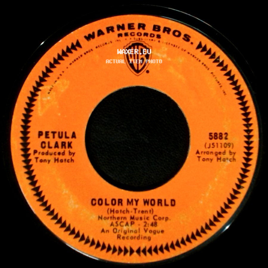 Petula Clark - Color My World / Take Me Home Again side A