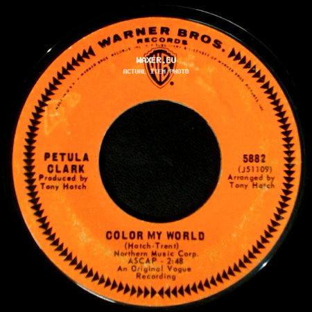 Petula Clark - Color My World / Take Me Home Again side A