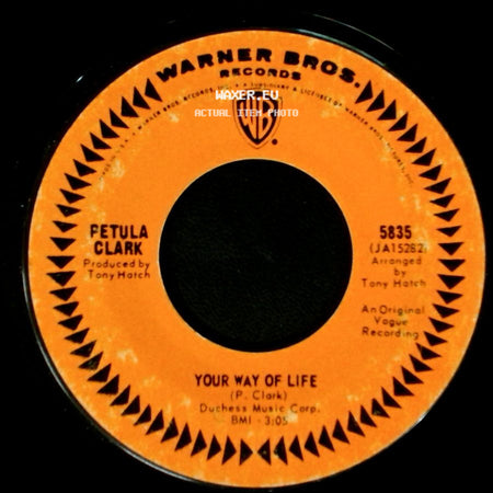 Petula Clark - Your Way Of Life / I Couldn't Live Without Your Love side A
