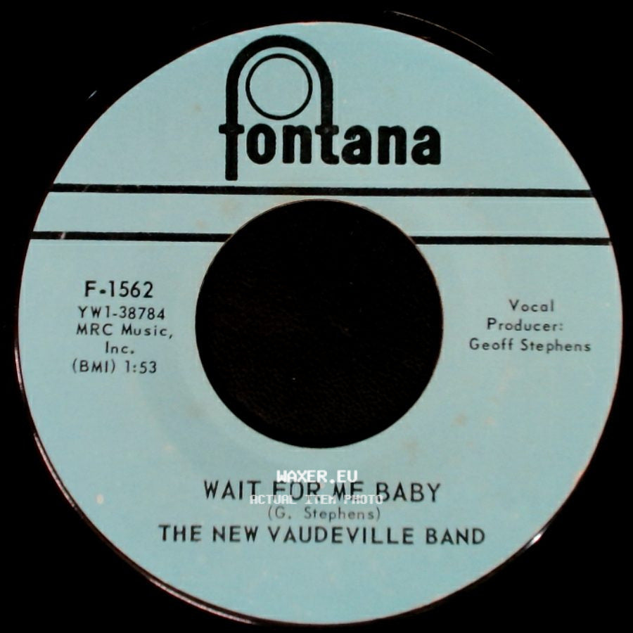 The New Vaudeville Band - Winchester Cathedral / Wait For Me Baby side B