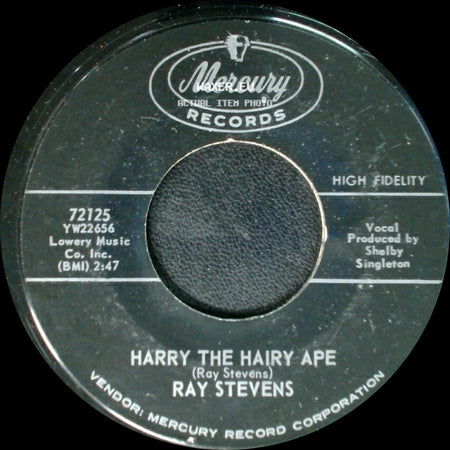Ray Stevens - Harry The Hairy Ape / Little Stone Statue side A