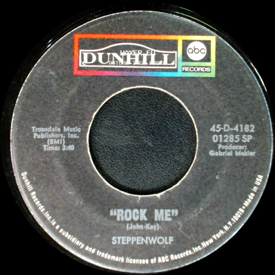 Steppenwolf - Jupiter Child / Rock Me side B