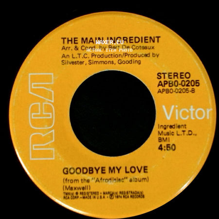 The Main Ingredient - Goodbye My Love / Just Don't Want To Be Lonely side A