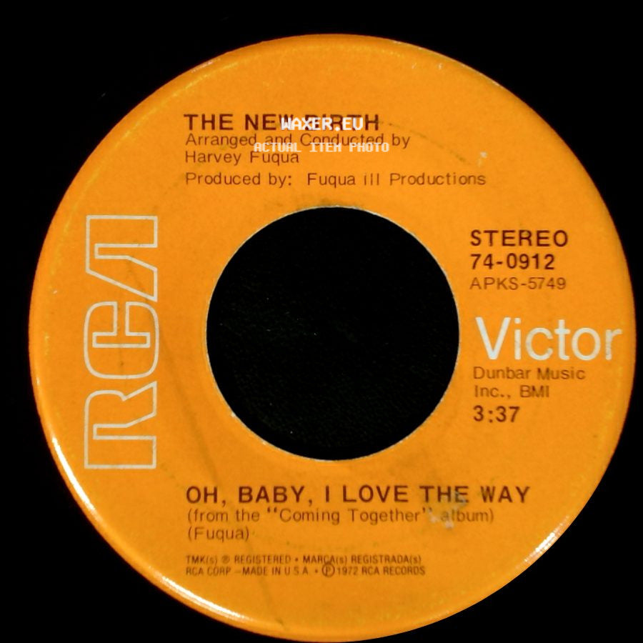 The New Birth - I Can Understand It / Oh, Baby, I Love The Way side B