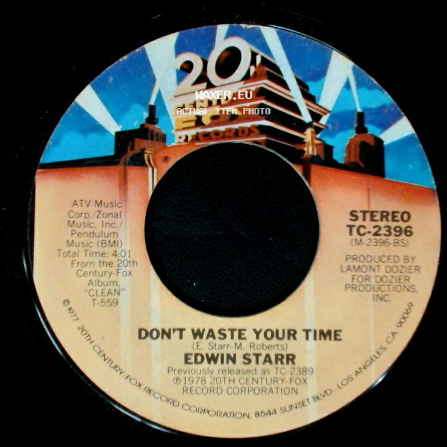 Edwin Starr - Don't Waste Your Time / Contact side A