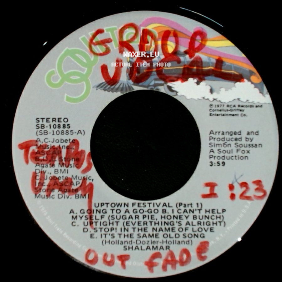 Shalamar - Uptown Festival (Part 1) / Uptown Festival (Part 2) side A