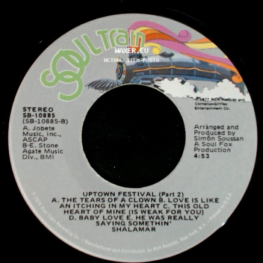 Shalamar - Uptown Festival (Part 1) / Uptown Festival (Part 2) side B