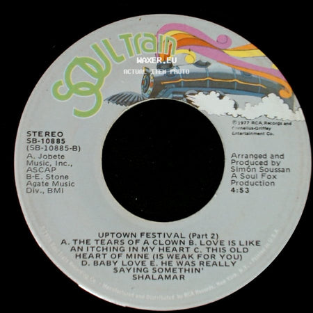 Shalamar - Uptown Festival (Part 2) / Uptown Festival (Part 1) side A
