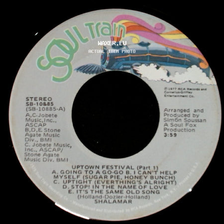 Shalamar - Uptown Festival (Part 2) / Uptown Festival (Part 1) side B