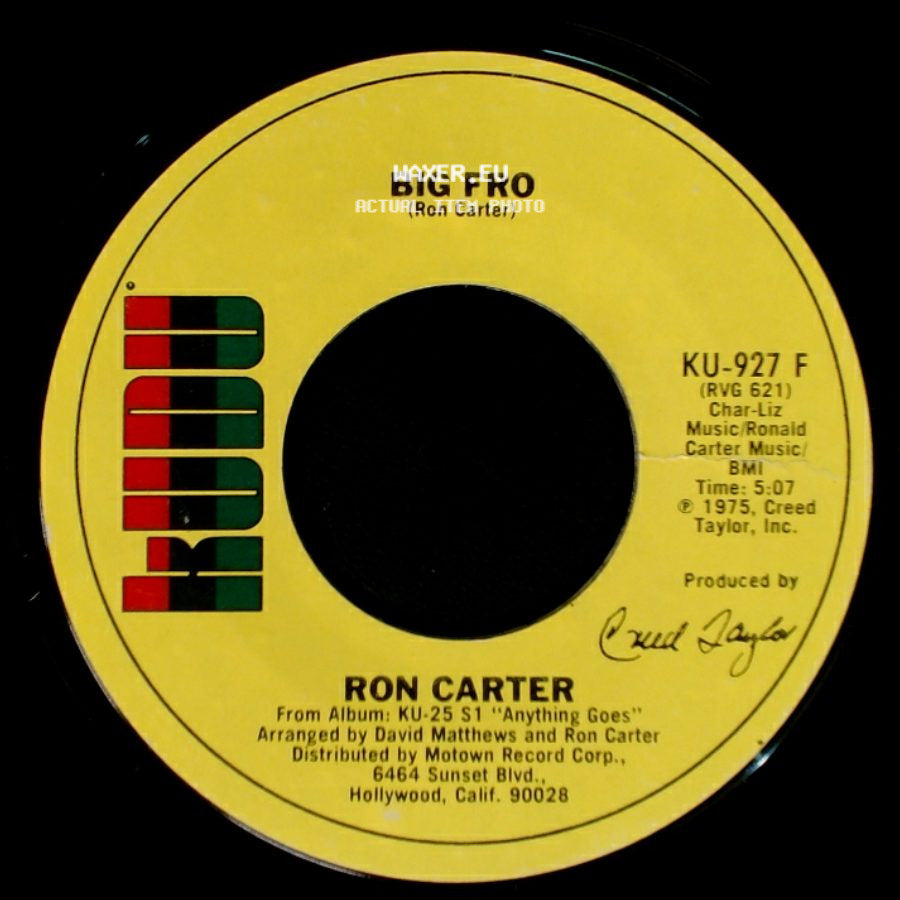 Ron Carter - Anything Goes / Big Fro side B