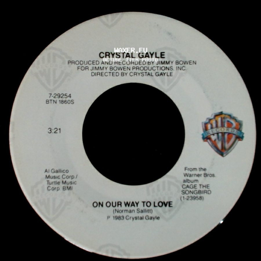 Crystal Gayle - Turning Away / On Our Way To Love side B