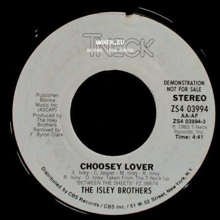 The Isley Brothers - Choosey Lover / Choosey Lover side B