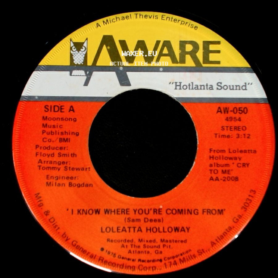 Loleatta Holloway - 'i Know Where You're Coming From' / The Show Must Go On side A