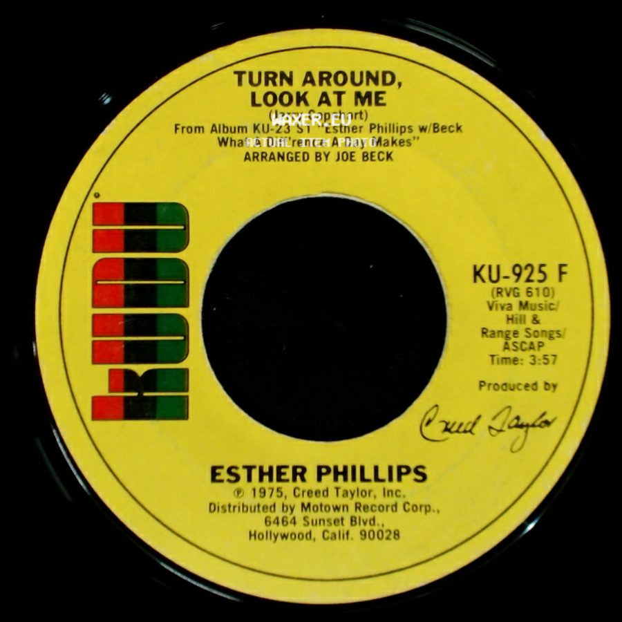 Esther Phillips - Turn Around, Look At Me / What A Diff'rence A Day Makes side A