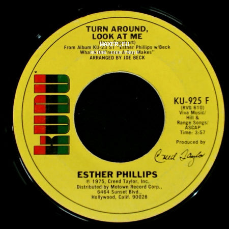 Esther Phillips - Turn Around, Look At Me / What A Diff'rence A Day Makes side A
