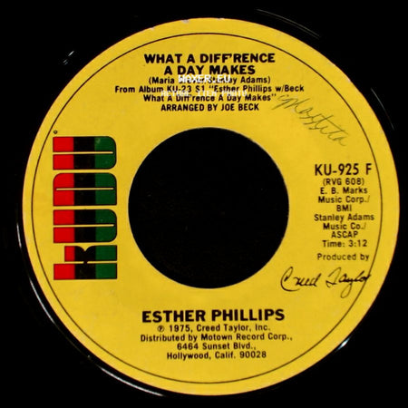 Esther Phillips - Turn Around, Look At Me / What A Diff'rence A Day Makes side B