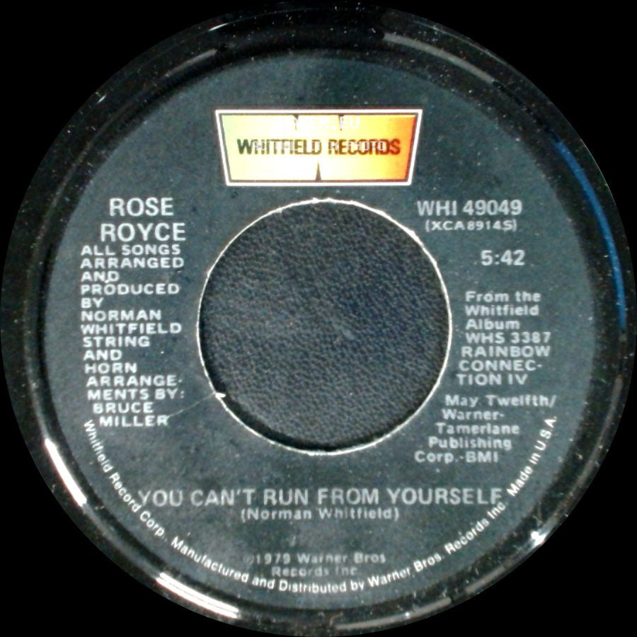 Rose Royce - You Can't Run From Yourself / Is It Love You're After (Edit) side A