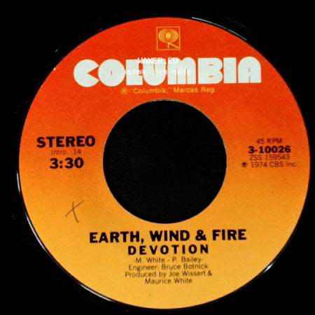 Earth, Wind & Fire - Devotion / Fair But So Uncool side A