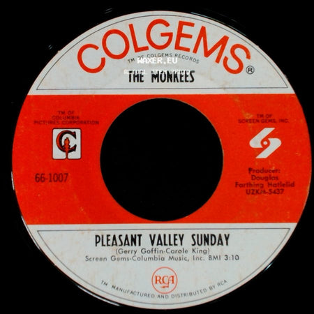 The Monkees - Pleasant Valley Sunday / Words side A