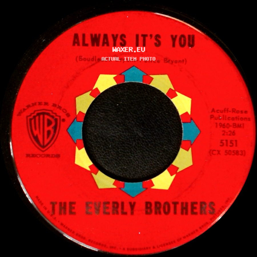 The Everly Brothers - Always It's You / Cathy's Clown side A