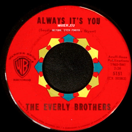 The Everly Brothers - Always It's You / Cathy's Clown side A
