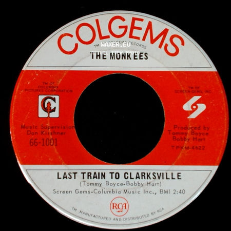 The Monkees - Last Train To Clarksville / Take A Giant Step side A